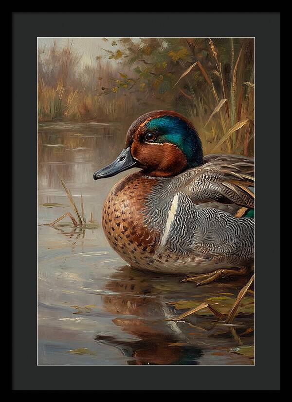 Teal Duck Serenity