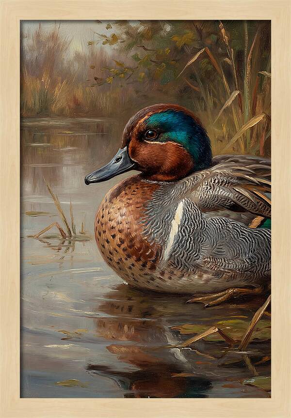 Teal Duck Serenity