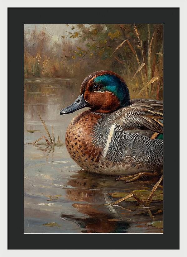 Teal Duck Serenity