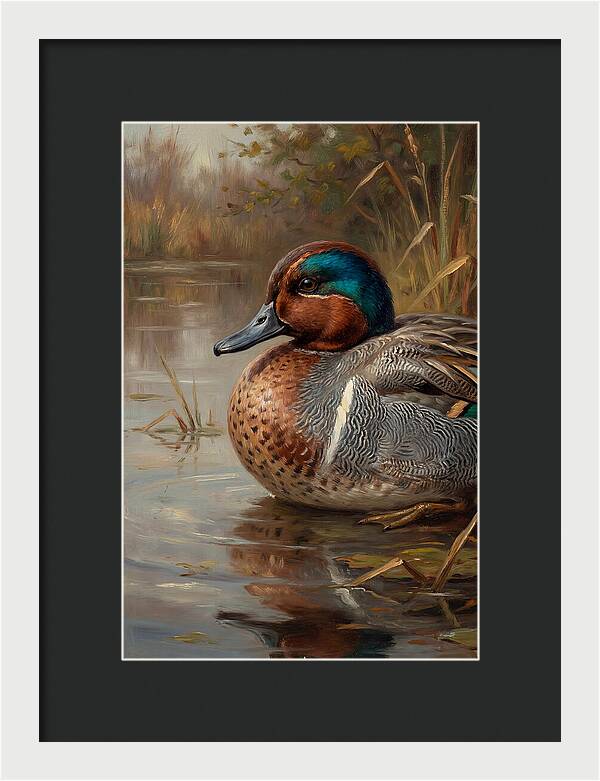 Teal Duck Serenity