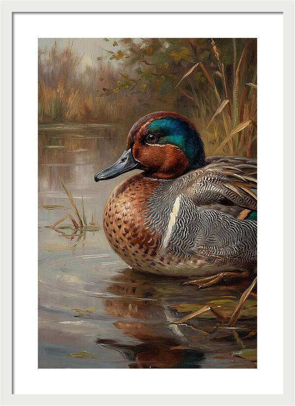 Teal Duck Serenity