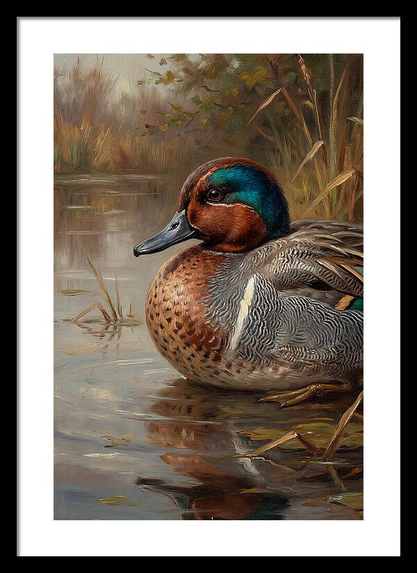 Teal Duck Serenity