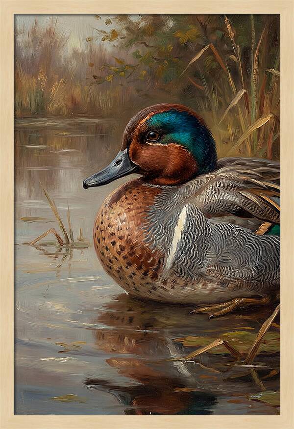 Teal Duck Serenity