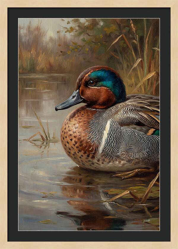 Teal Duck Serenity