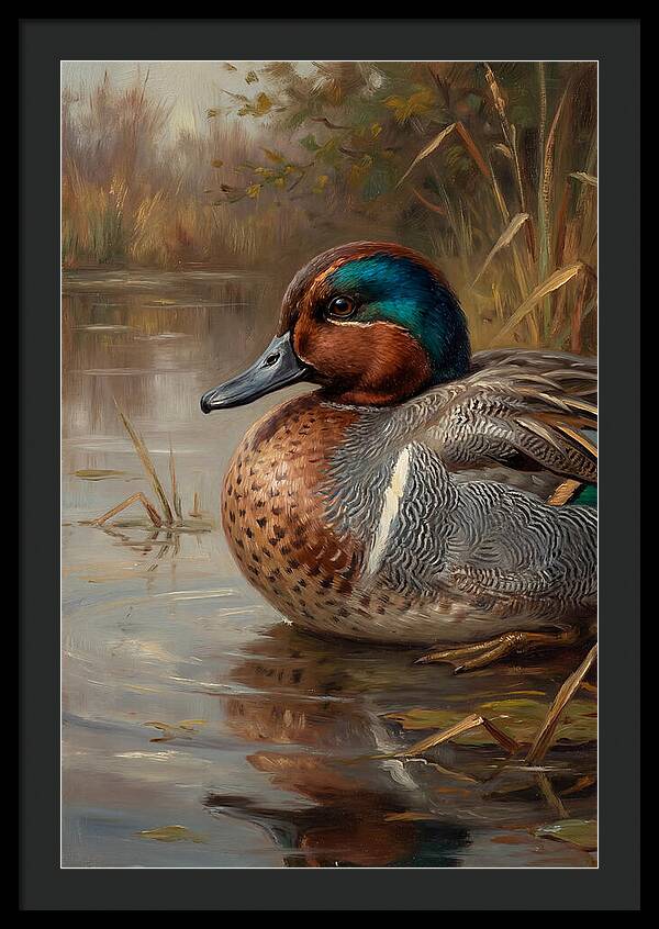 Teal Duck Serenity