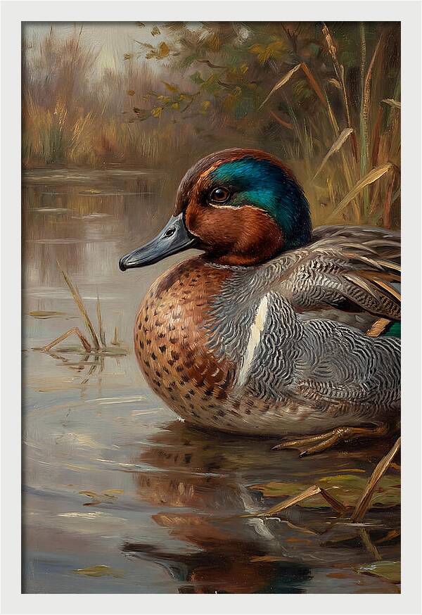 Teal Duck Serenity