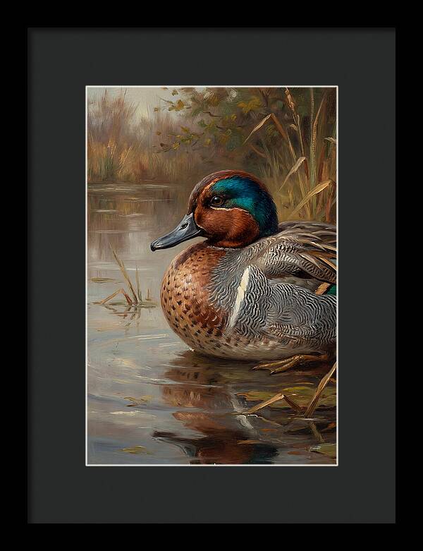 Teal Duck Serenity