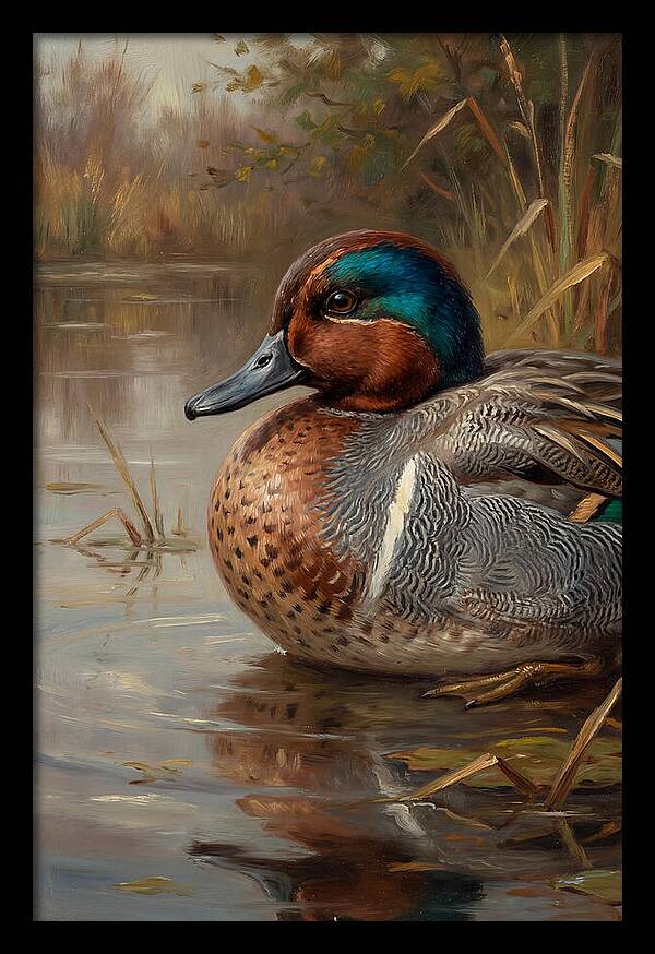 Teal Duck Serenity