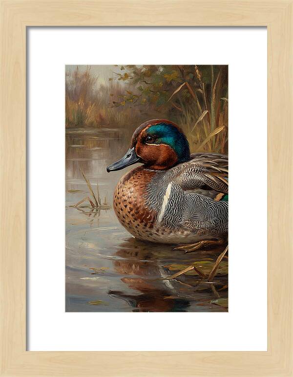 Teal Duck Serenity