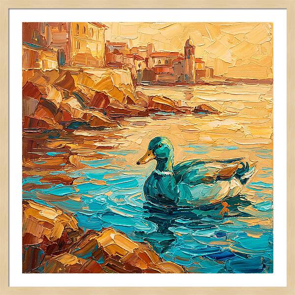Teal Mediterranean Serenity
