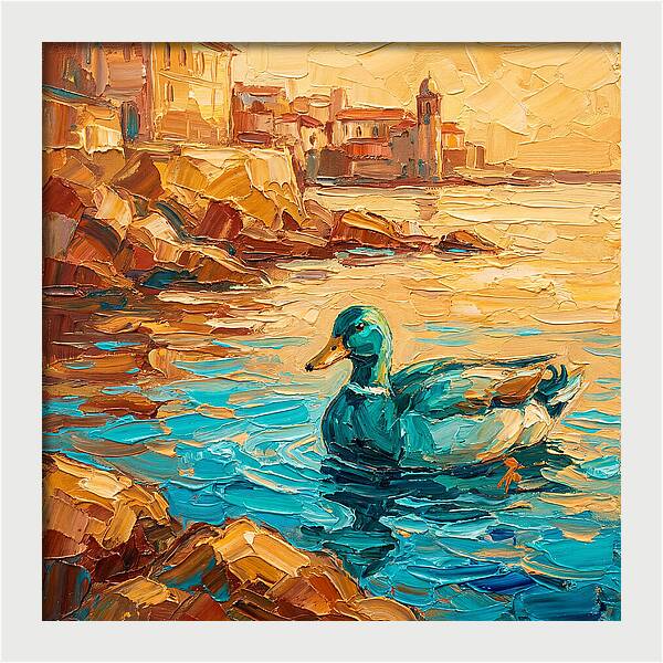 Teal Mediterranean Serenity