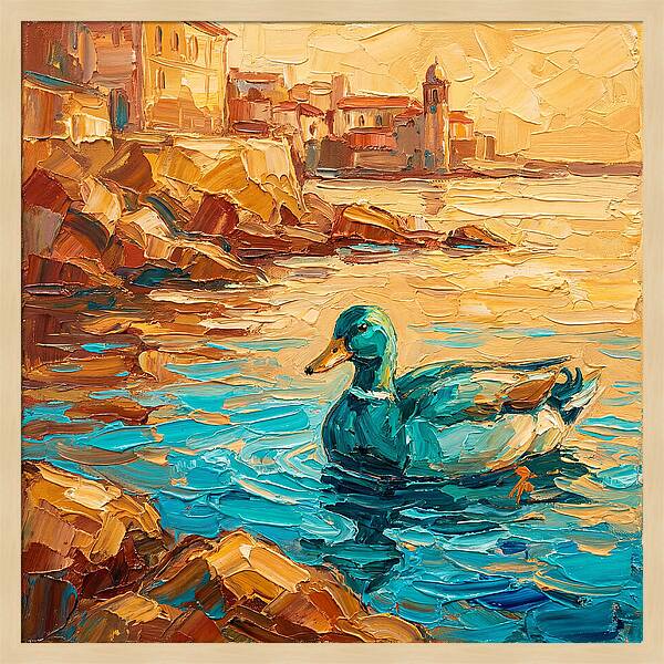 Teal Mediterranean Serenity