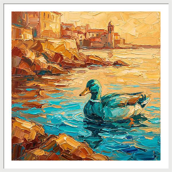 Teal Mediterranean Serenity