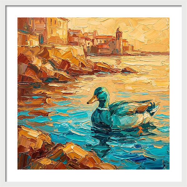 Teal Mediterranean Serenity