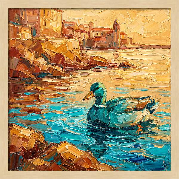 Teal Mediterranean Serenity