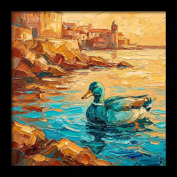 Teal Mediterranean Serenity