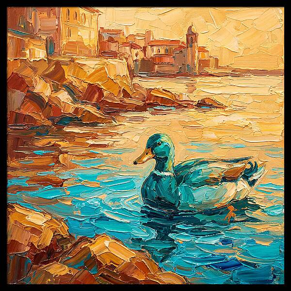 Teal Mediterranean Serenity