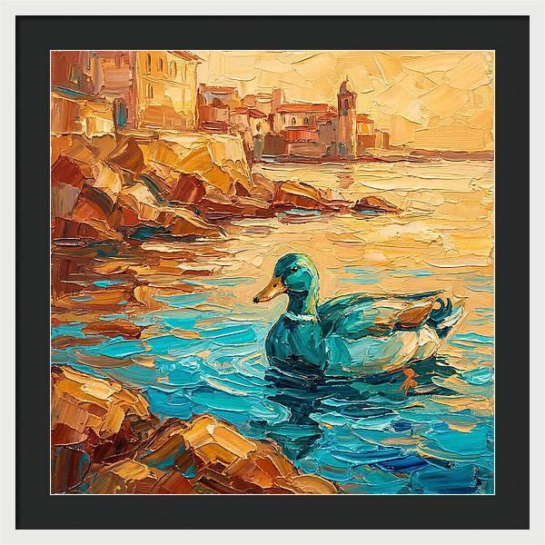 Teal Mediterranean Serenity