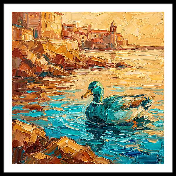 Teal Mediterranean Serenity
