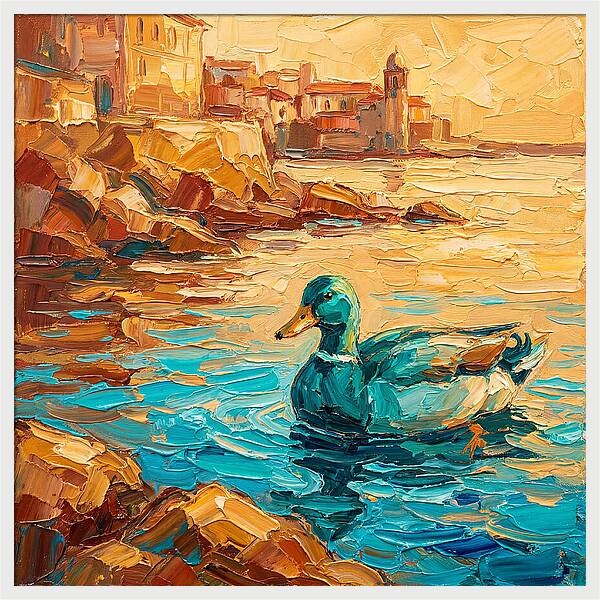 Teal Mediterranean Serenity