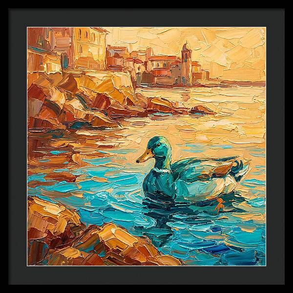 Teal Mediterranean Serenity
