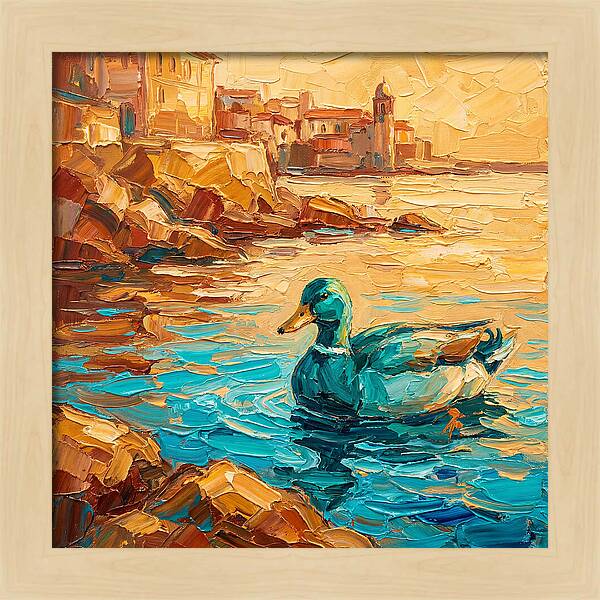 Teal Mediterranean Serenity