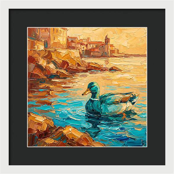 Teal Mediterranean Serenity