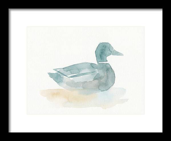 Teal Minimalist Duck