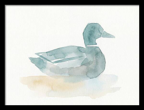 Teal Minimalist Duck