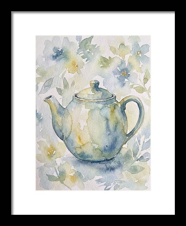 Teapot Among Blossoms
