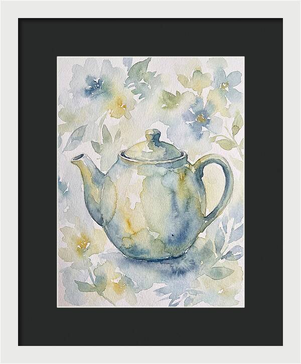 Teapot Among Blossoms