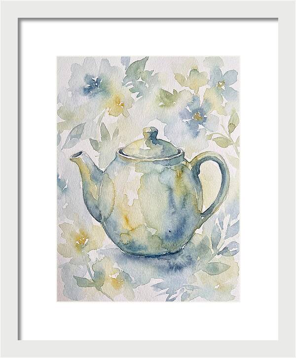 Teapot Among Blossoms