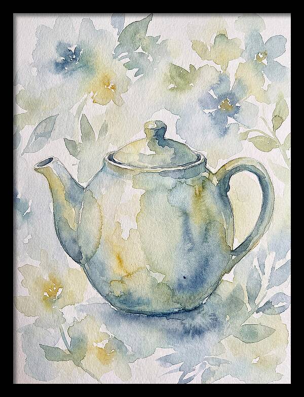 Teapot Among Blossoms