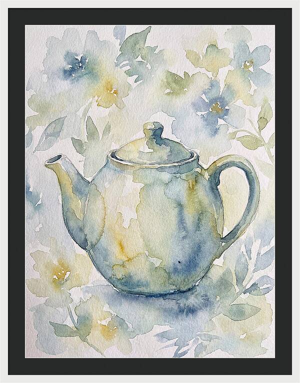 Teapot Among Blossoms