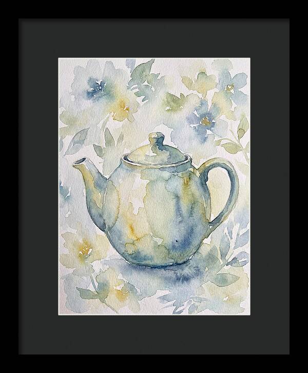 Teapot Among Blossoms