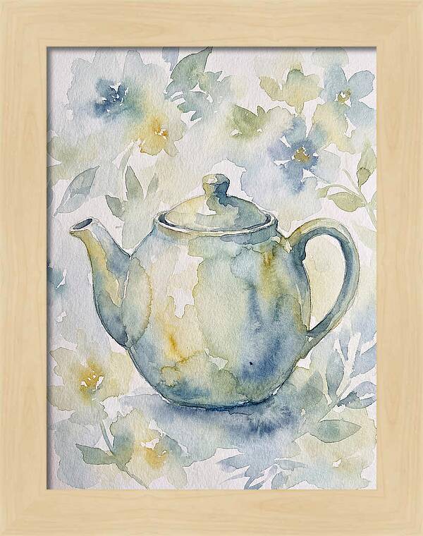 Teapot Among Blossoms
