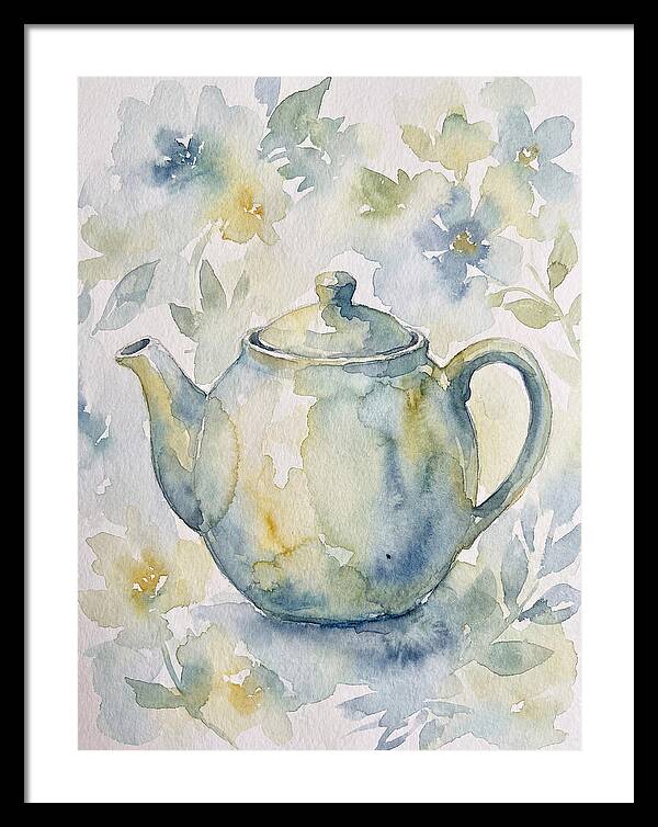 Teapot Among Blossoms