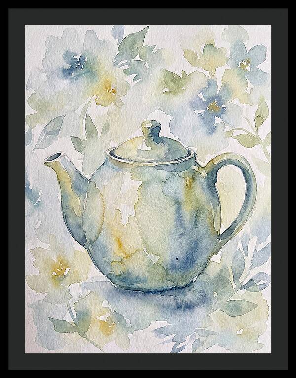 Teapot Among Blossoms