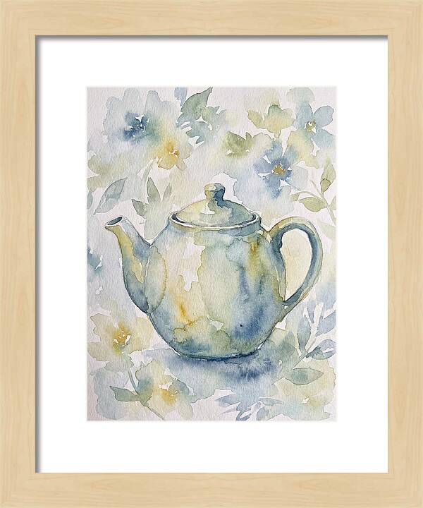 Teapot Among Blossoms