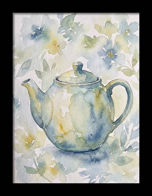 Teapot Among Blossoms