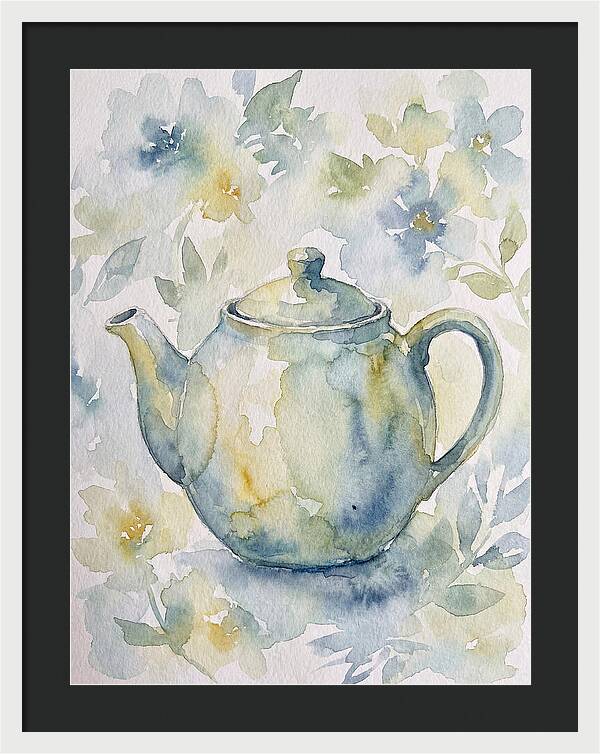 Teapot Among Blossoms