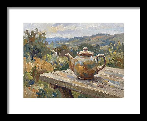 Teapot In Natures Embrace