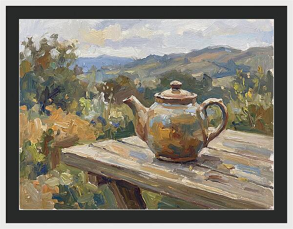 Teapot In Natures Embrace
