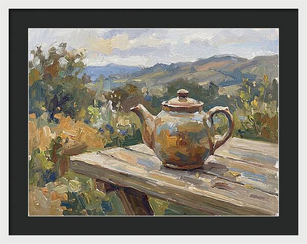 Teapot In Natures Embrace