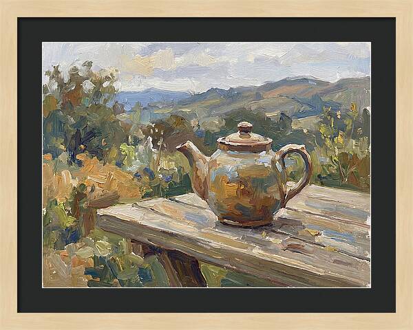 Teapot In Natures Embrace