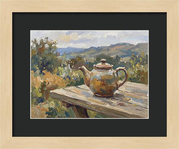 Teapot In Natures Embrace