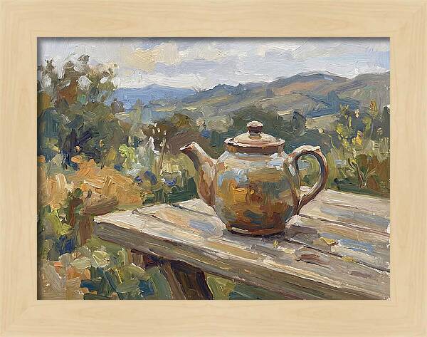 Teapot In Natures Embrace