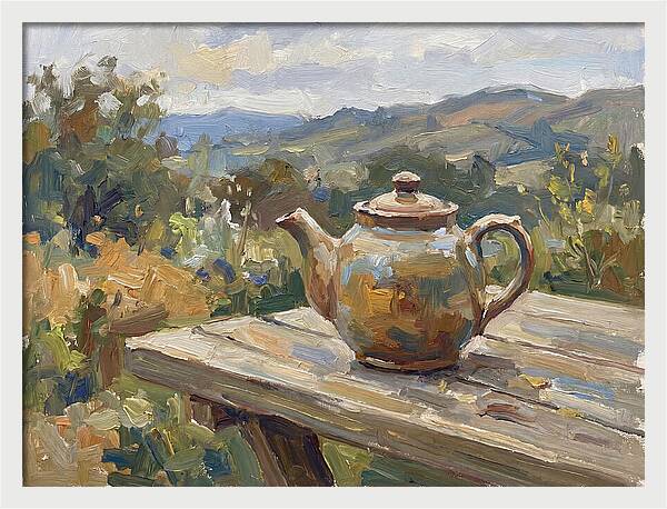 Teapot In Natures Embrace