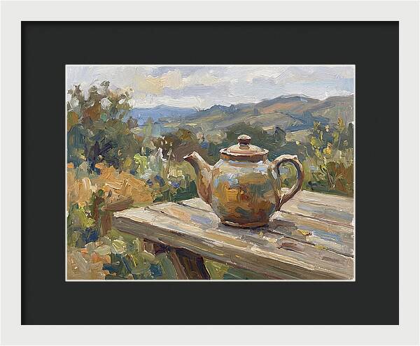 Teapot In Natures Embrace
