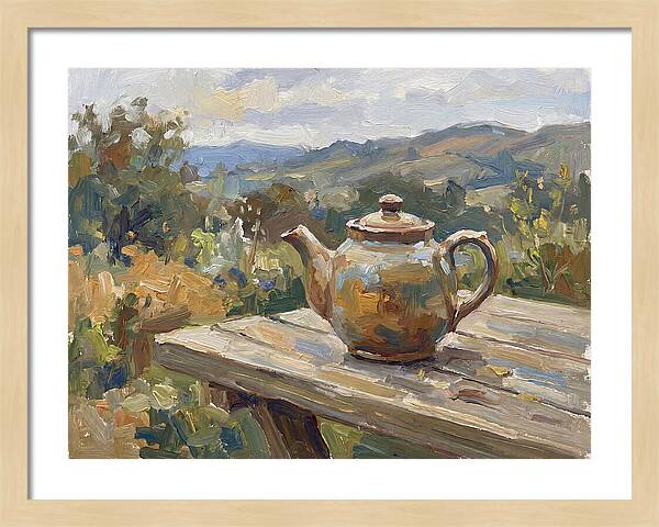 Teapot In Natures Embrace